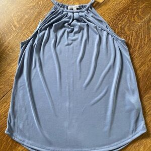 Green Envelope Halter Neck Tank Top